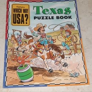 Highlights Which Way USA Texas Puzzle Book Magazine
